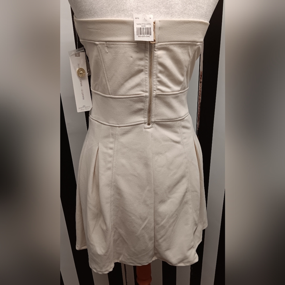 NWT ivory almost famous dress - Picture 6 of 9